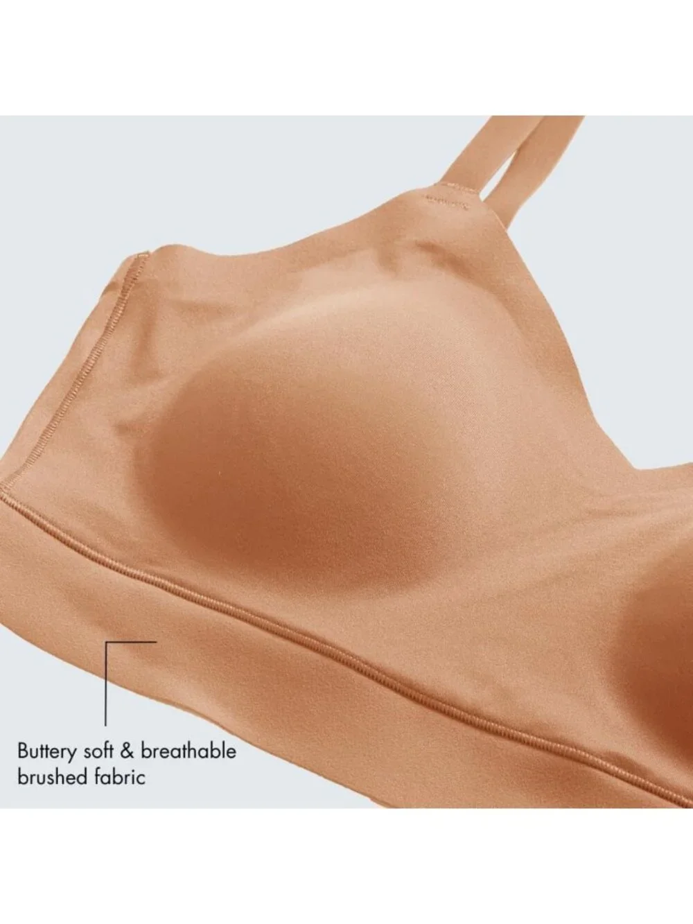 Cozy Adjustable Wirefree Seamless Bra with Embedded Pad for Ultimate Comfort
